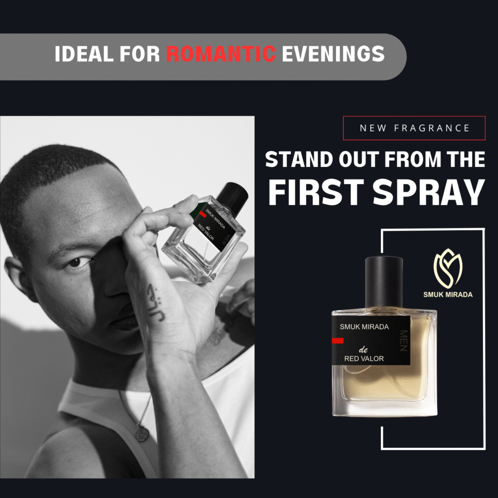 Red Valor Perfume – Oudh Rose | Unisex | Smuk Mirada
